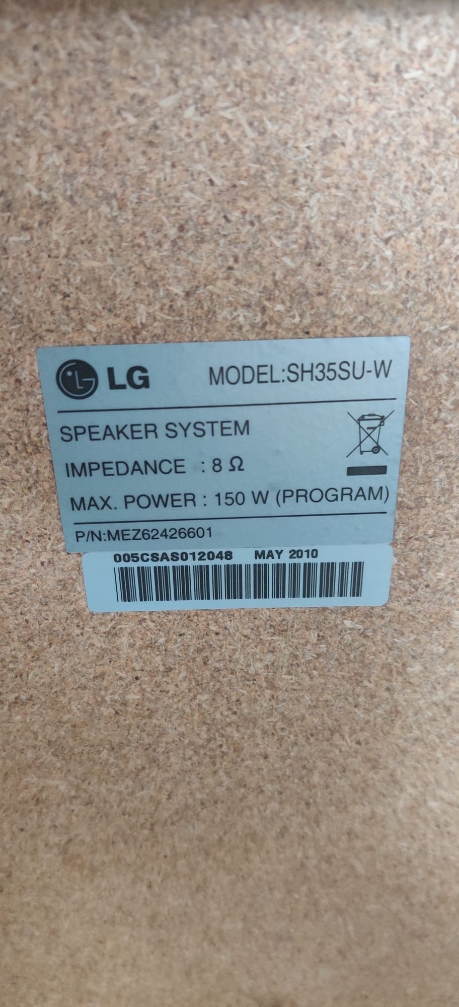 Sistema de Som LG SH35SU-W 150W