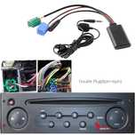 Bluetooth aux адаптер для Рено+громкая связь 2в1