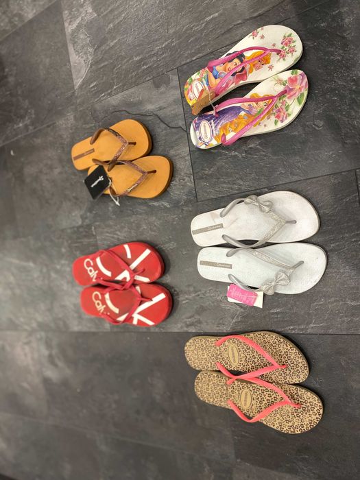 5 пар женских вьетнамок из Италии и Бразилии