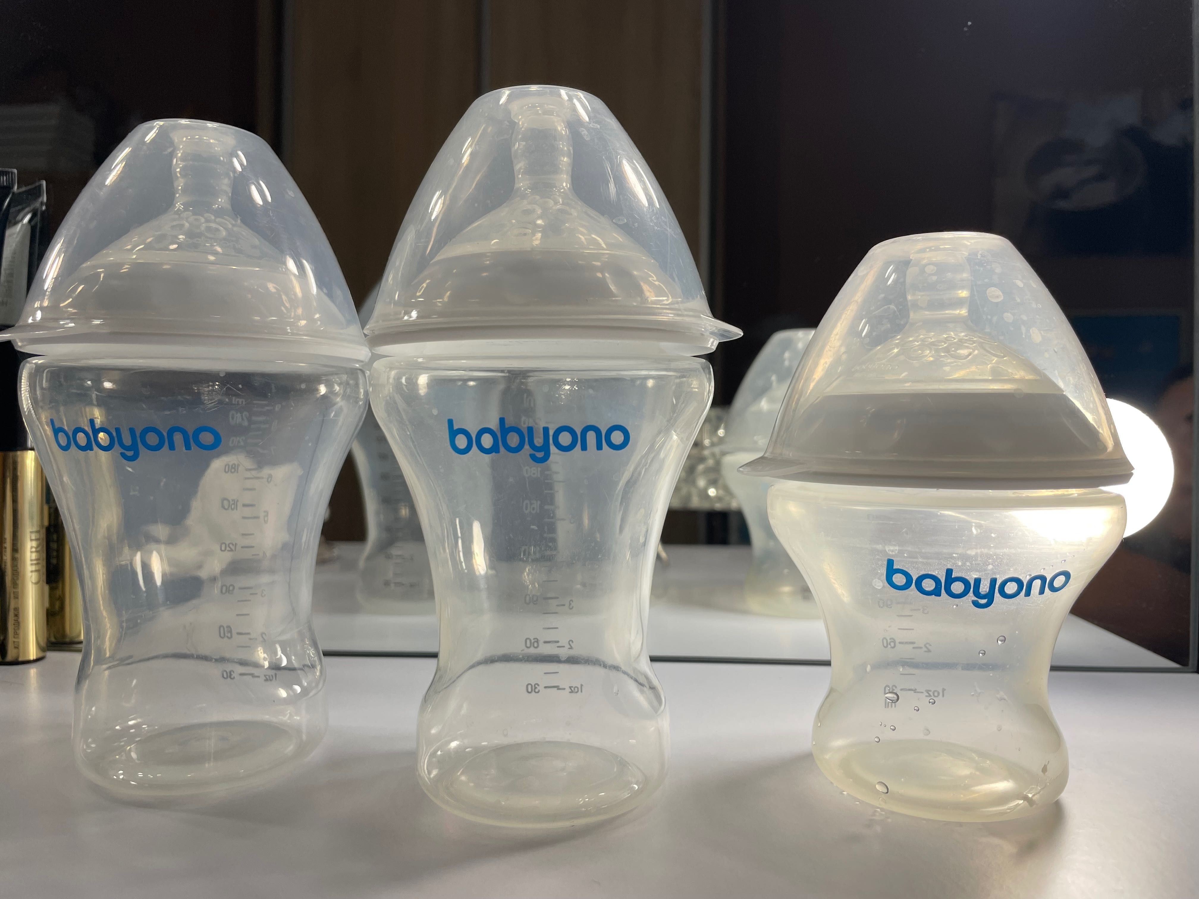 Дитячі пляшечки Baby Ono 3 шт