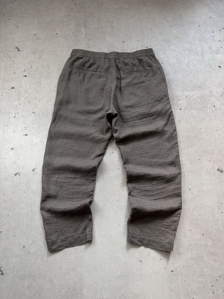 H&m linen men’s pants old money чоловічі легкі штани льон