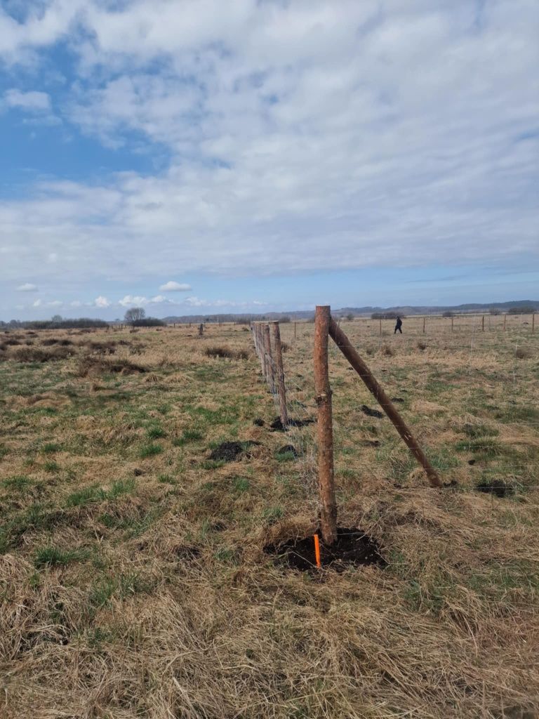 Ogrodzenie Lesne Tymczasowe Budowlane ranczo materiał