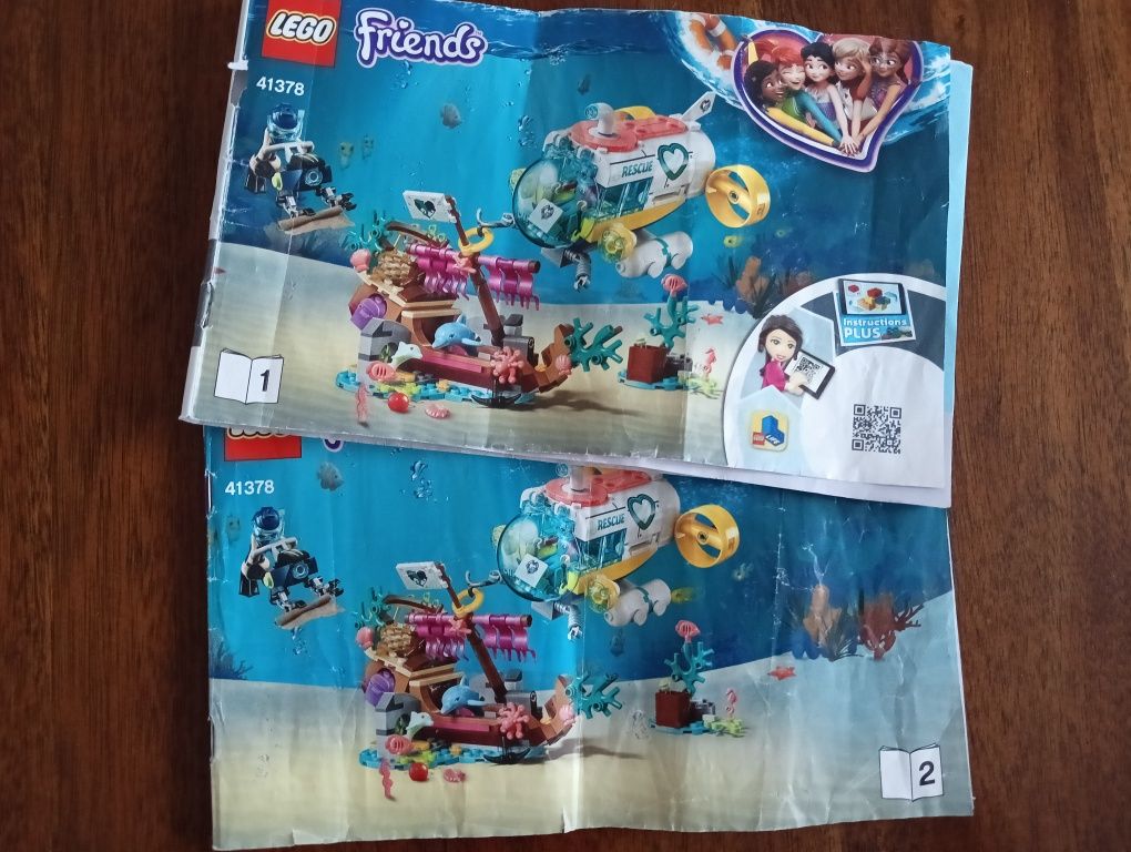 Lego friends Na ratunek delfinom łódź podwodna