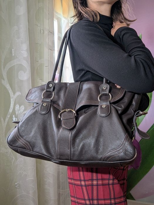 Сумка коричнева зі справжньої шкіри Picard оригінал