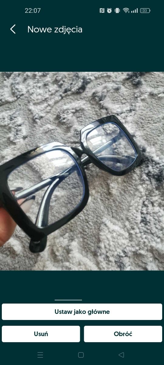 Duże oprawki damskie vintage okulary zerówki