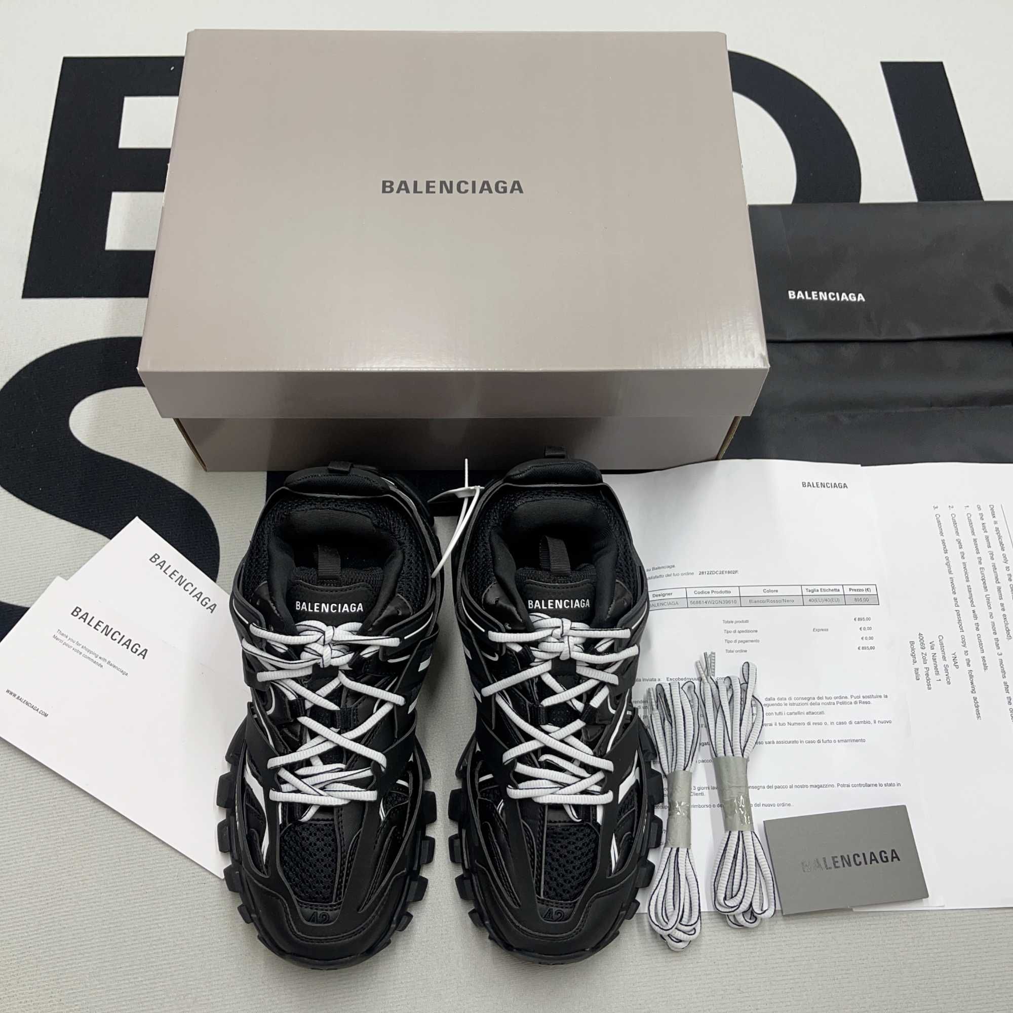 Buty Balenciaga Track Black White (35-46)