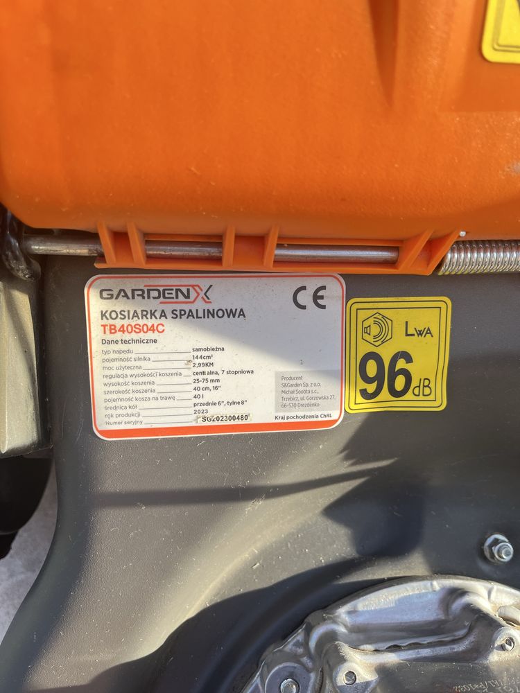 Kosiarka do trawy Gardenx