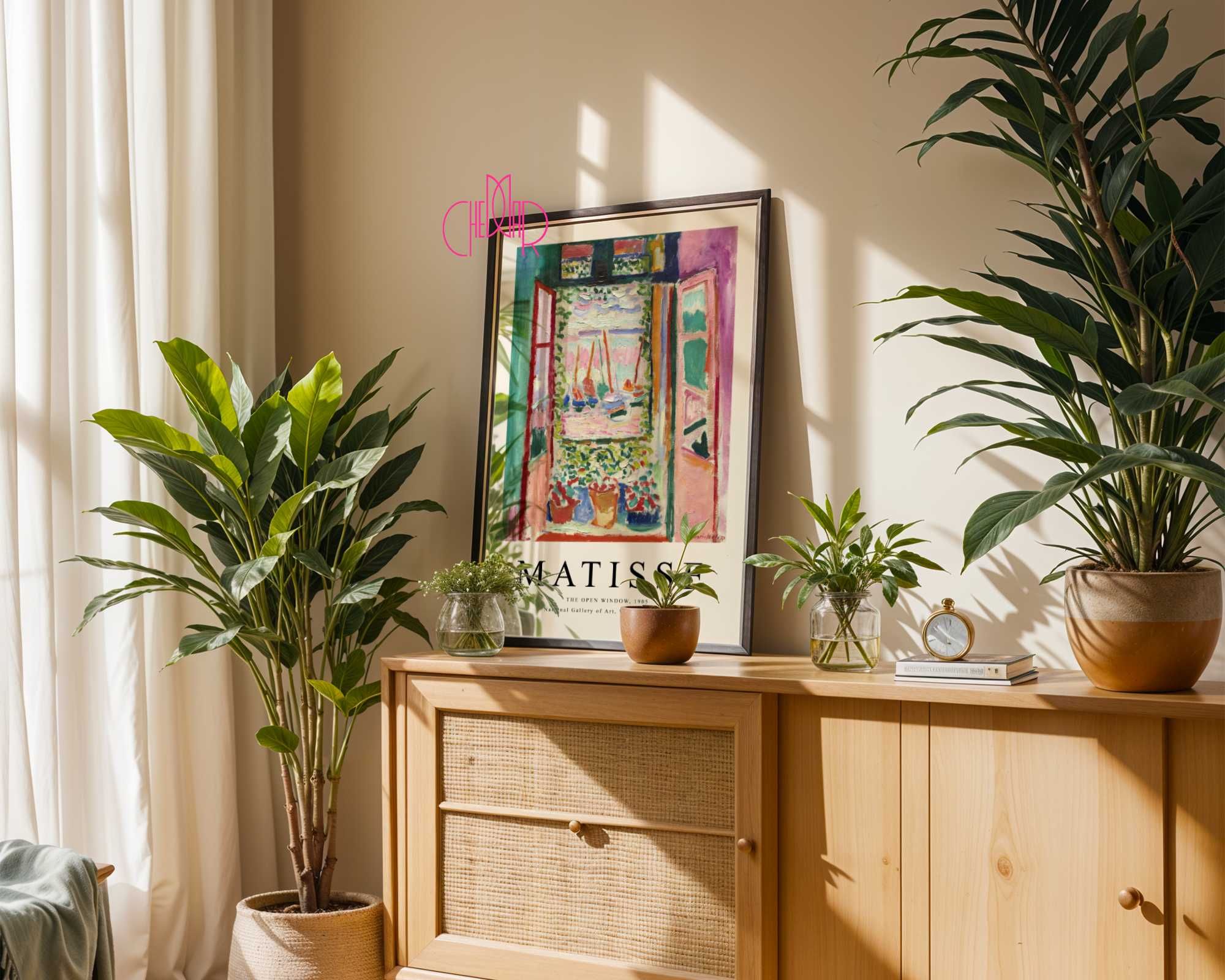 Plakat Matisse, Otwarte okno, 30x40