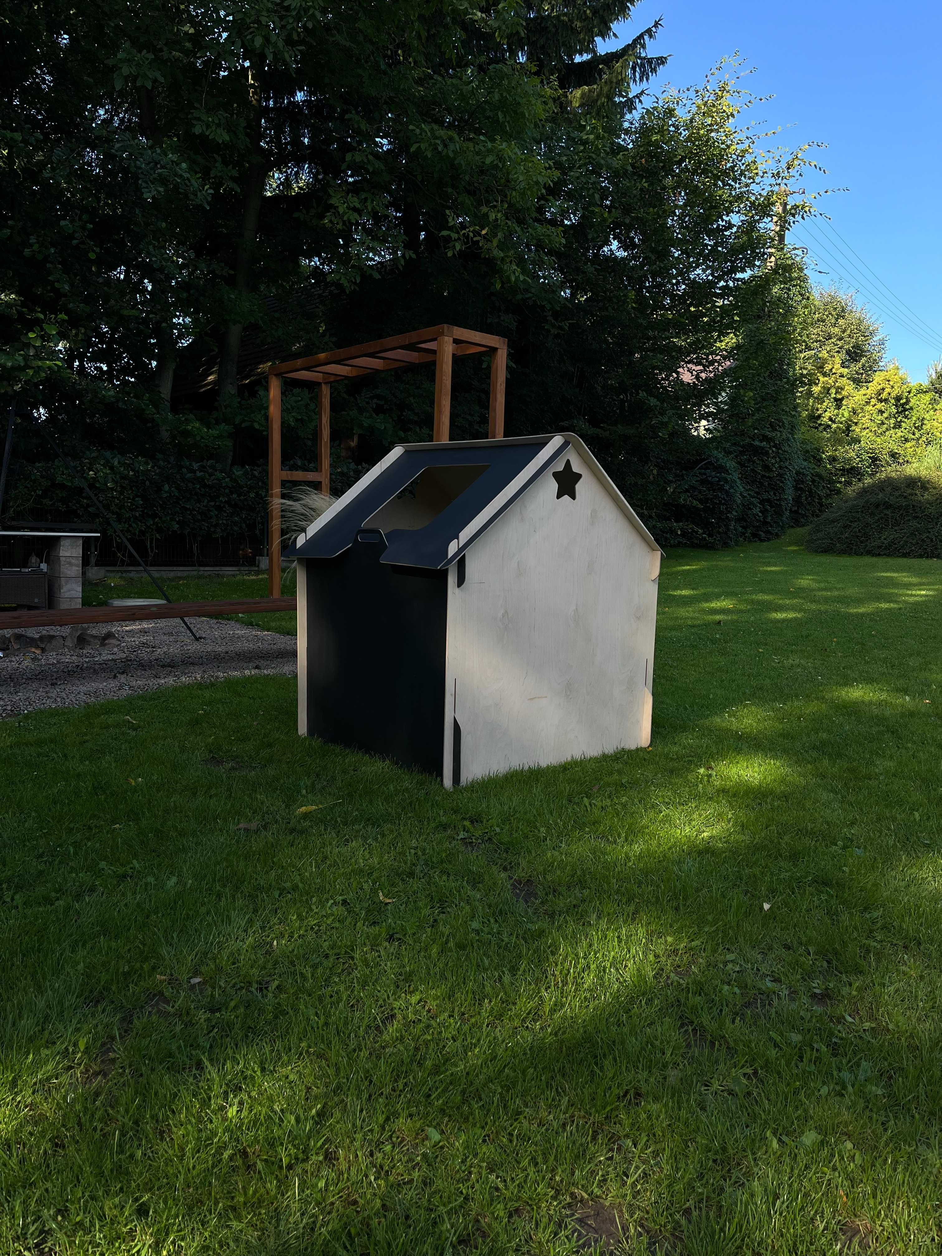 Domek Ogrodowy dla dzieci, lekki ze sklejki z tablicowymi ścianami ECO