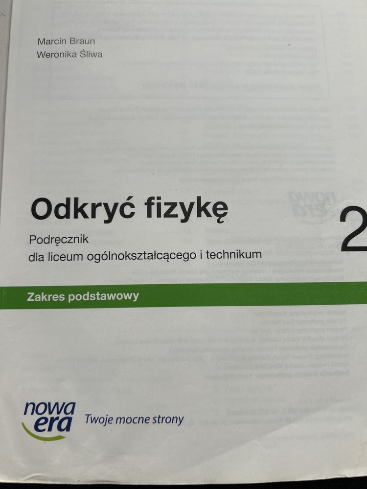 Podrecznik Odkryc fizykę 2 - karty pracy wypelnione gratis