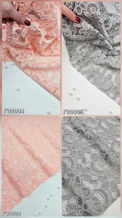 Ткань гипюр набивной/реснички опт и розница