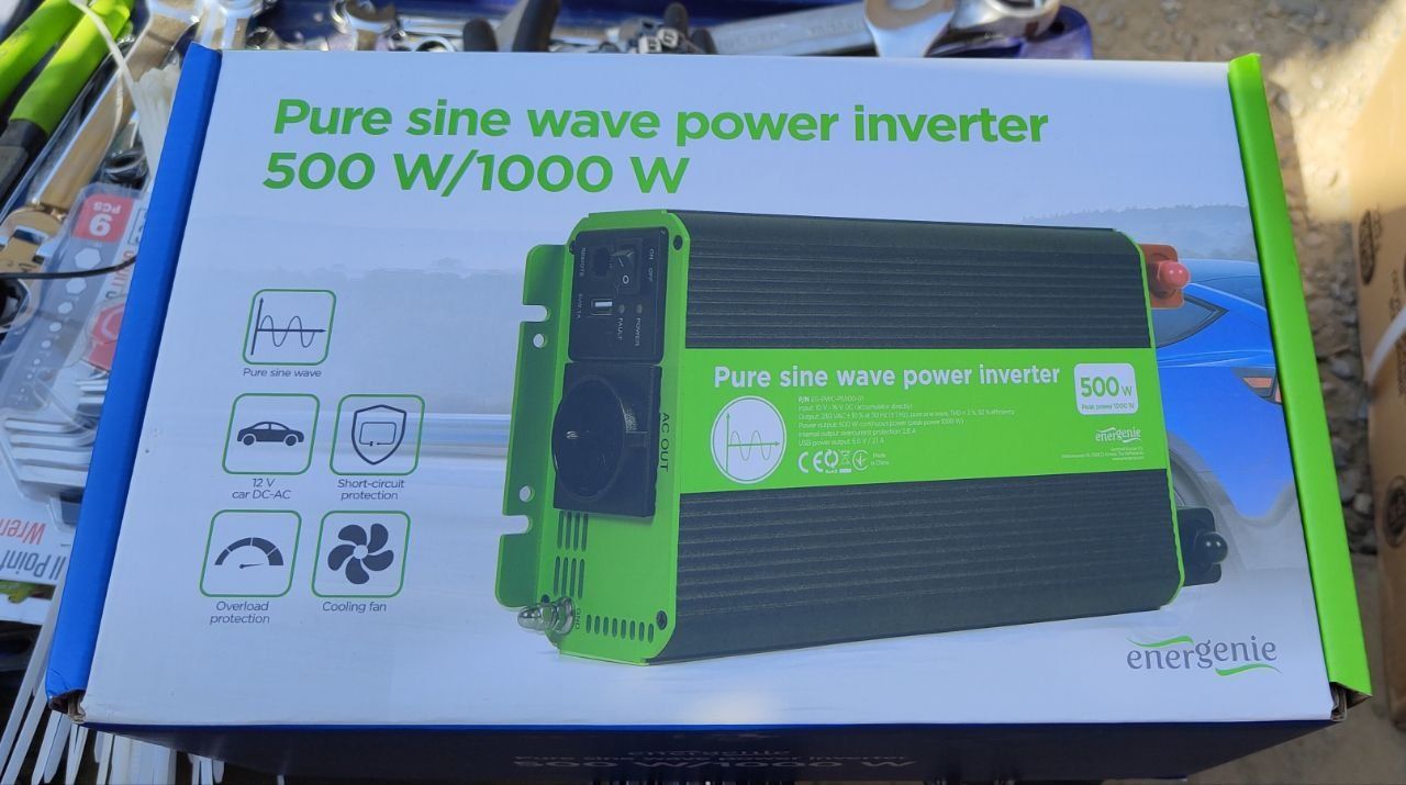 Інвертор 500W/1000W чистий синус.