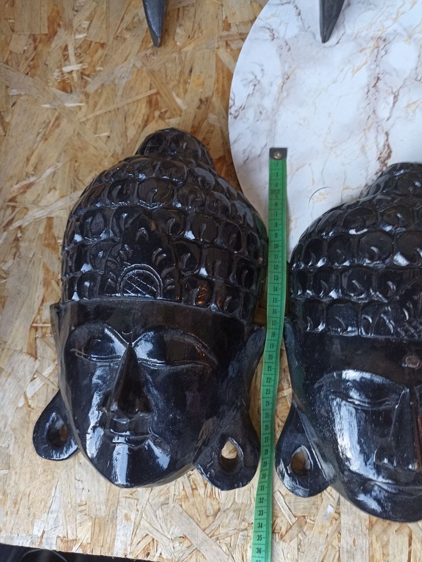 Zestaw dużych rzadkich masek Azjatyckich i Afrykańskich