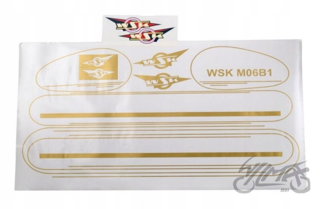 Wsk m06 B1 dwuramówka szparunki naklejki kpl