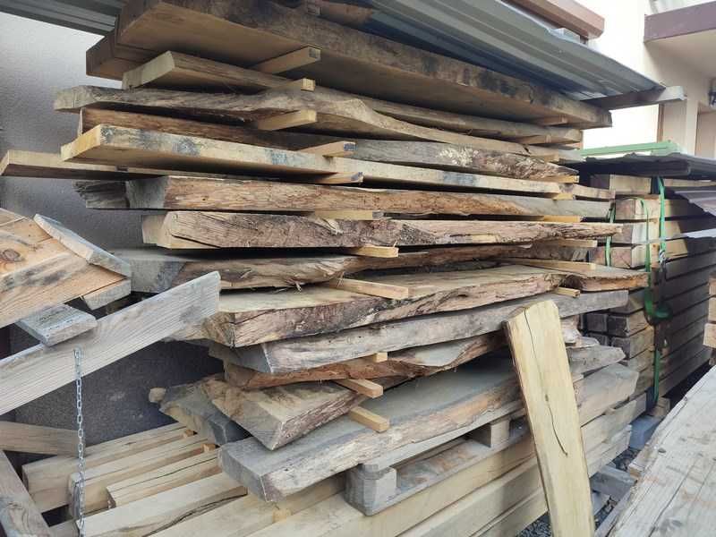 Deski dębowe Monolit Foszty na stoły + kantówki 10x10 / 12x12 / 14x14