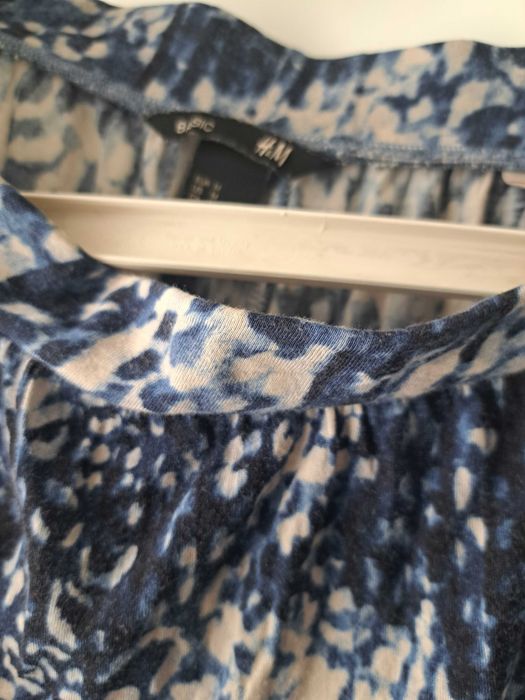 Spodnica dluga niebiesko biala M