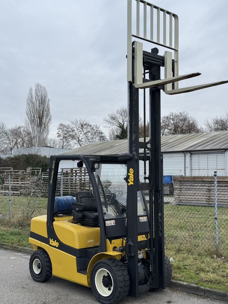 YALE [2012] wózek widlowy 3000kg przesuw LPG KSIAZKA UDT PRZESUW