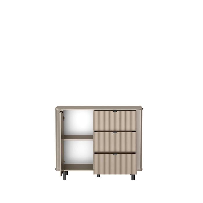 Komoda jednodrzwiowa LEVADO z trzema szufladami