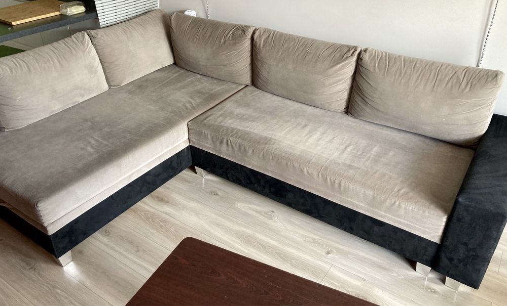 Rozkladana sofa narozna lewostronna agata meble