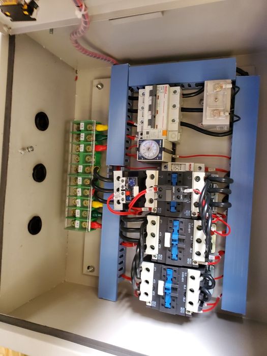 Quadro elétrico trifásico - estrela-triângulo - 40 cv, novo