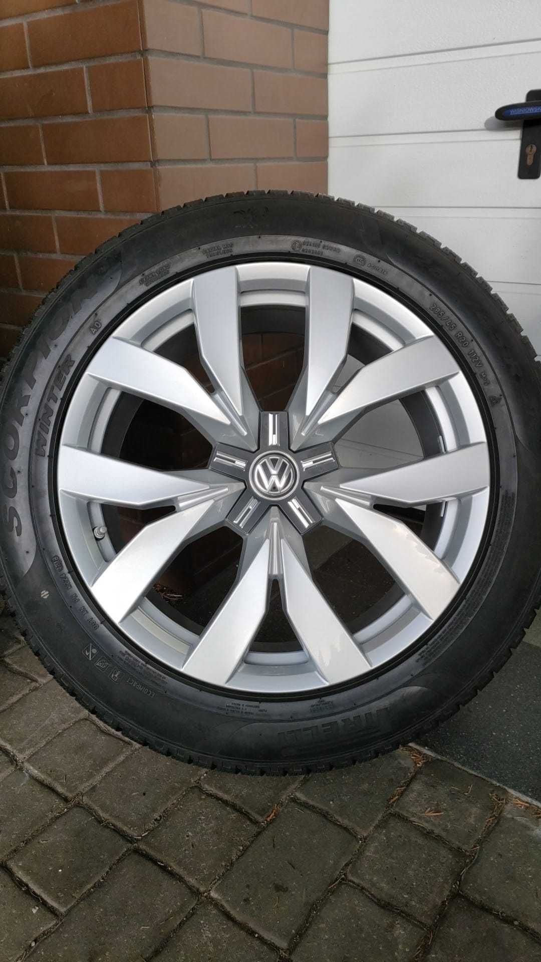 Koła Vw Touareg III Audi 20'' 5x112 opony zima 285/40/20 (OL1564)