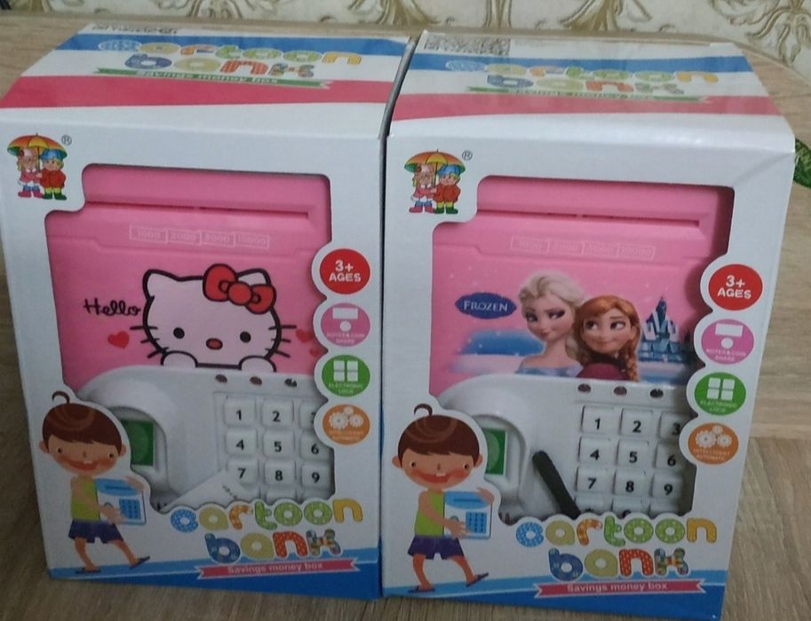 Детский сейф  копилка Покемон