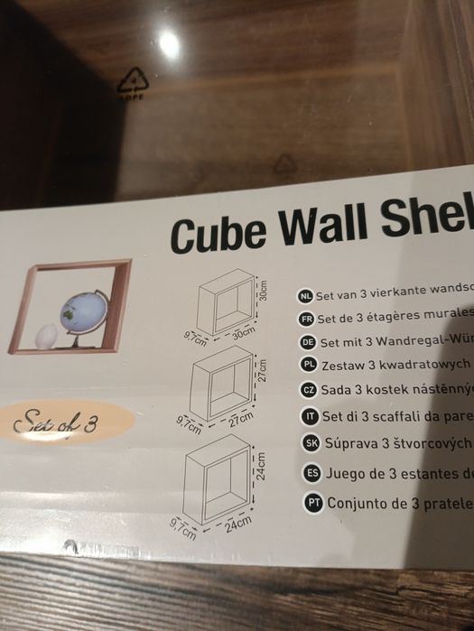 Półki ścienne komplet
