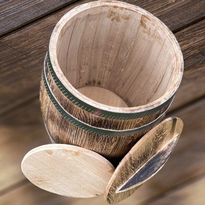 Діжка дубова для соління, бочка для квашення, кадка діжечка, оброблені