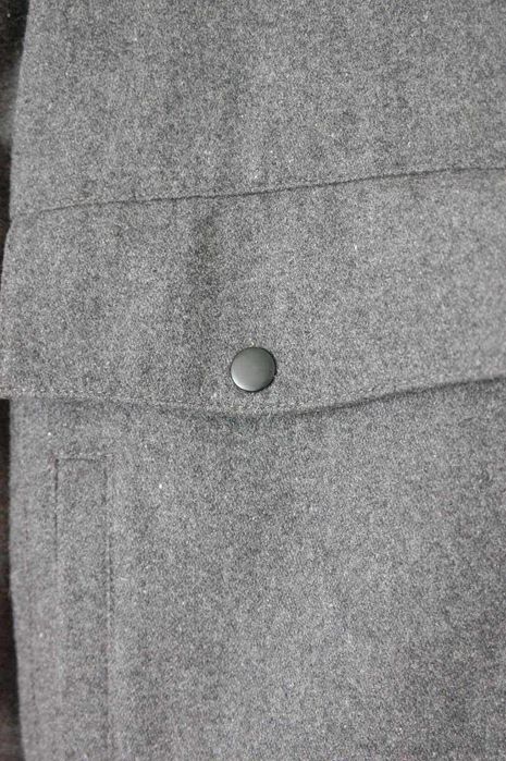 wiosenno - jesienna szara kurtka pilotka MTWTFSS WEEKDAY - wełna - M