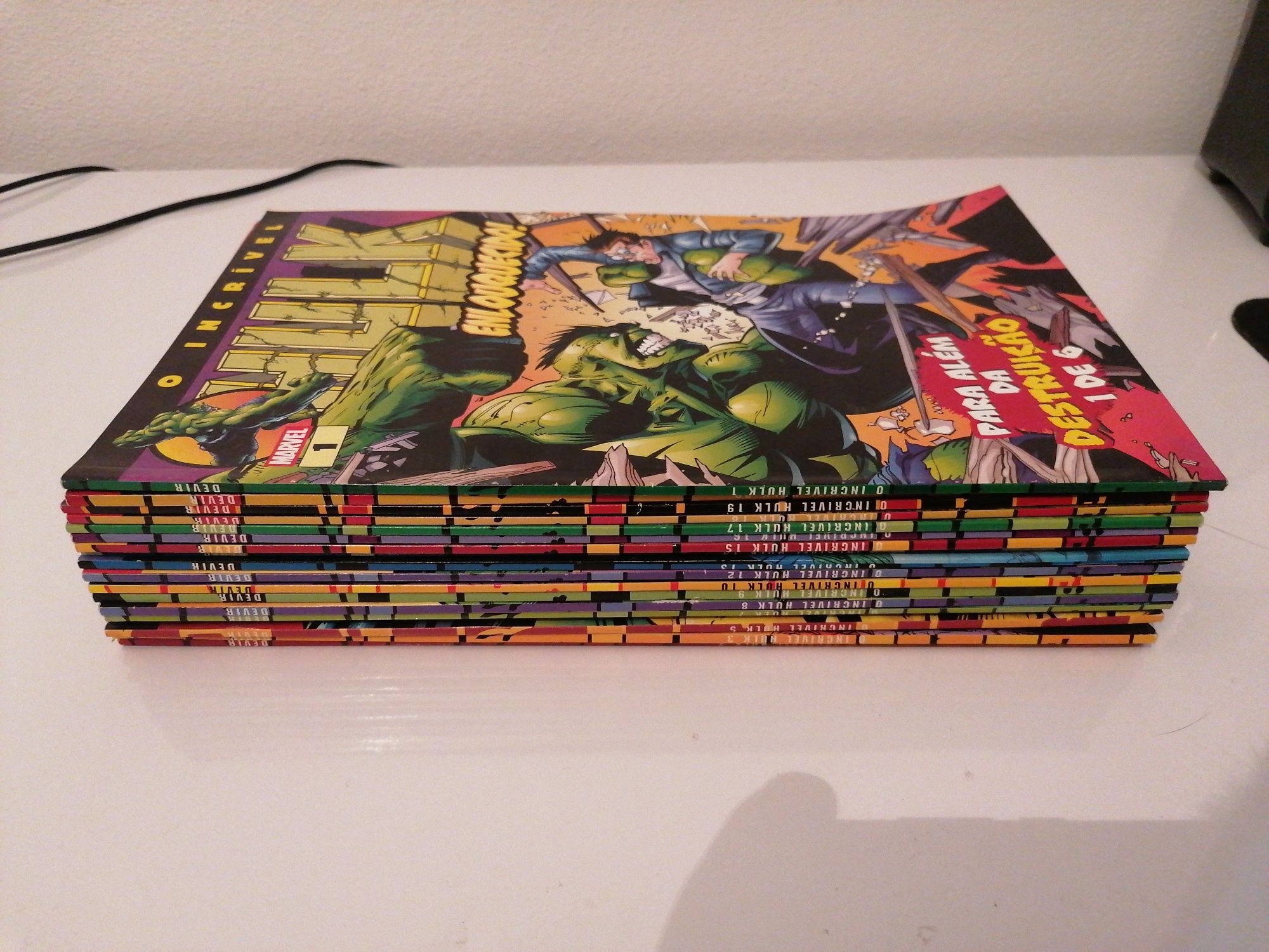 O Incrível Hulk coleção completa portuguesa