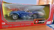 Burago model Ford AC cobra 427 skala