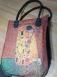 Torebka filcowa na ramię Pocałunek Gustav Klimt