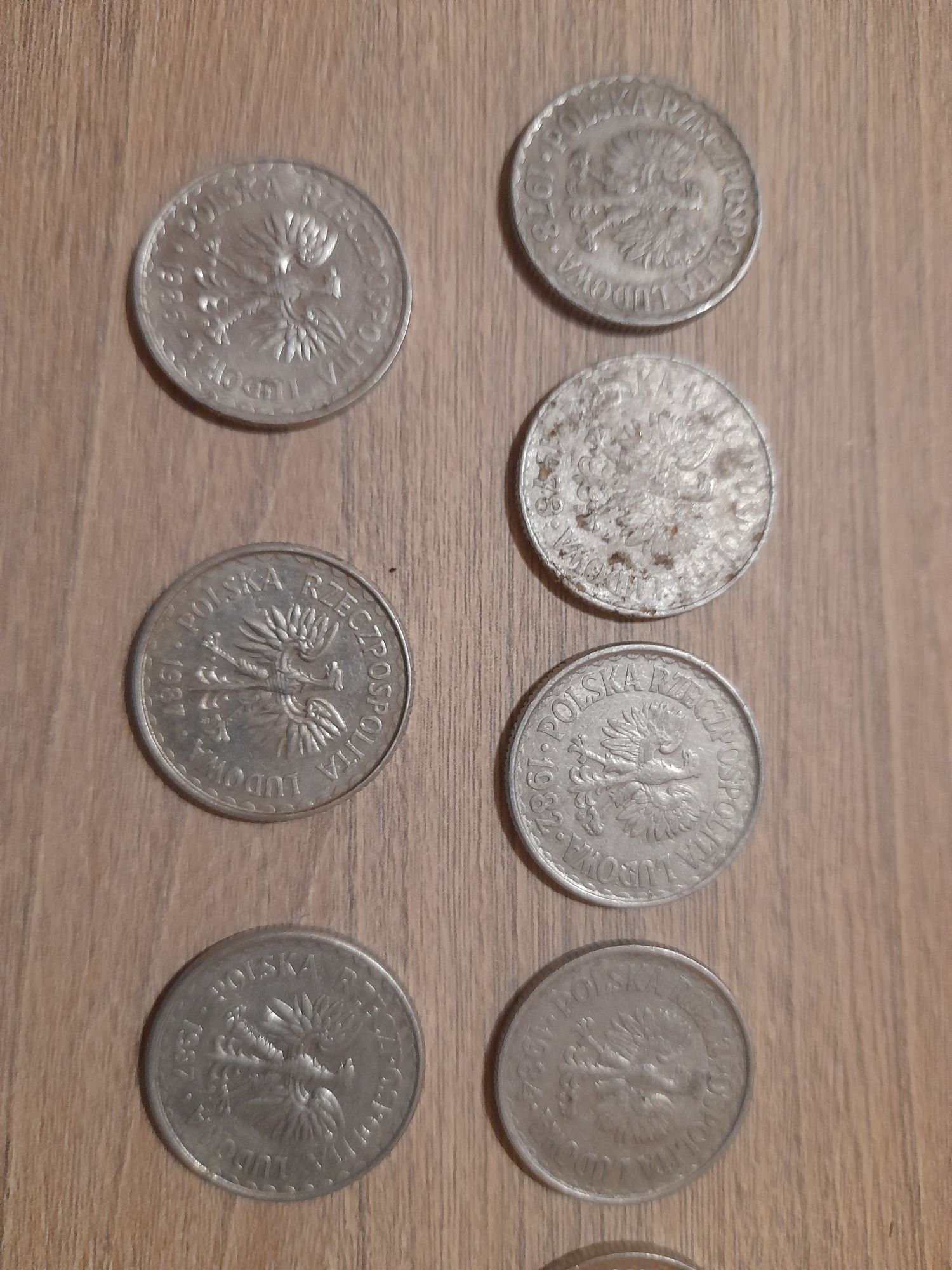 Stare monety 1zl, 2zl z PRL