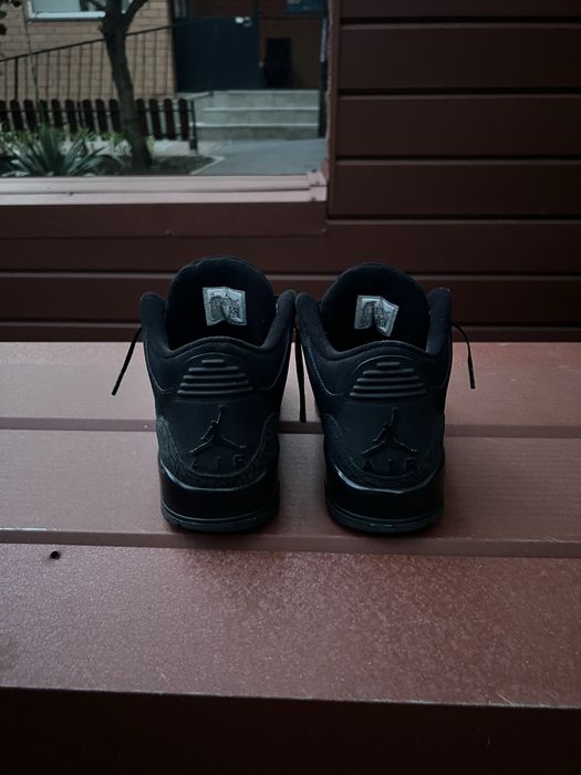 Jordan 3 black cat 44 розмір