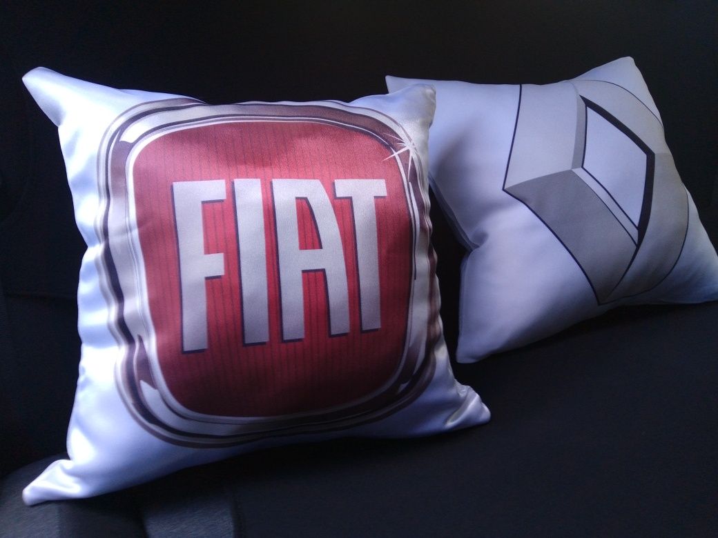 Подушки с логотипом RENAULT,  FIAT
