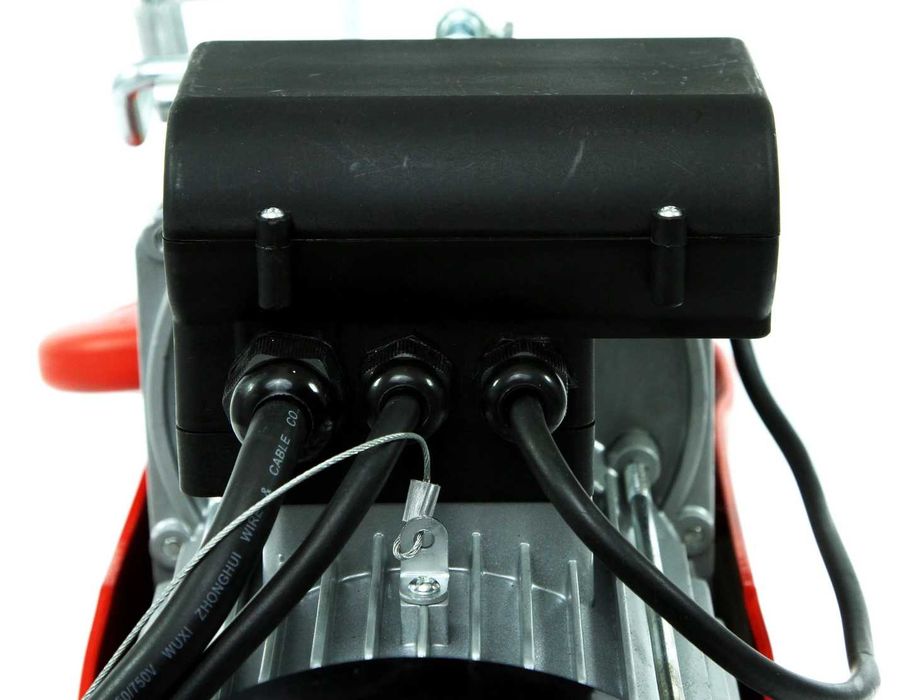 ELEKTRYCZNA wyciągarka wcigarka linowa budowlana 230V 1000kg zblocze