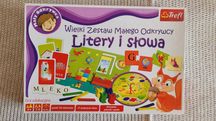 Zestaw gier Wielki Zestaw Małego Odkrywcy Litery i Słowa. Stan idealny