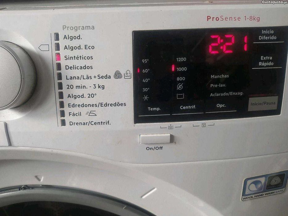 Máquina lavar roupa AEG 08 Kg  - para peças