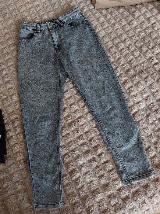 Spodnie jeansowe, szare