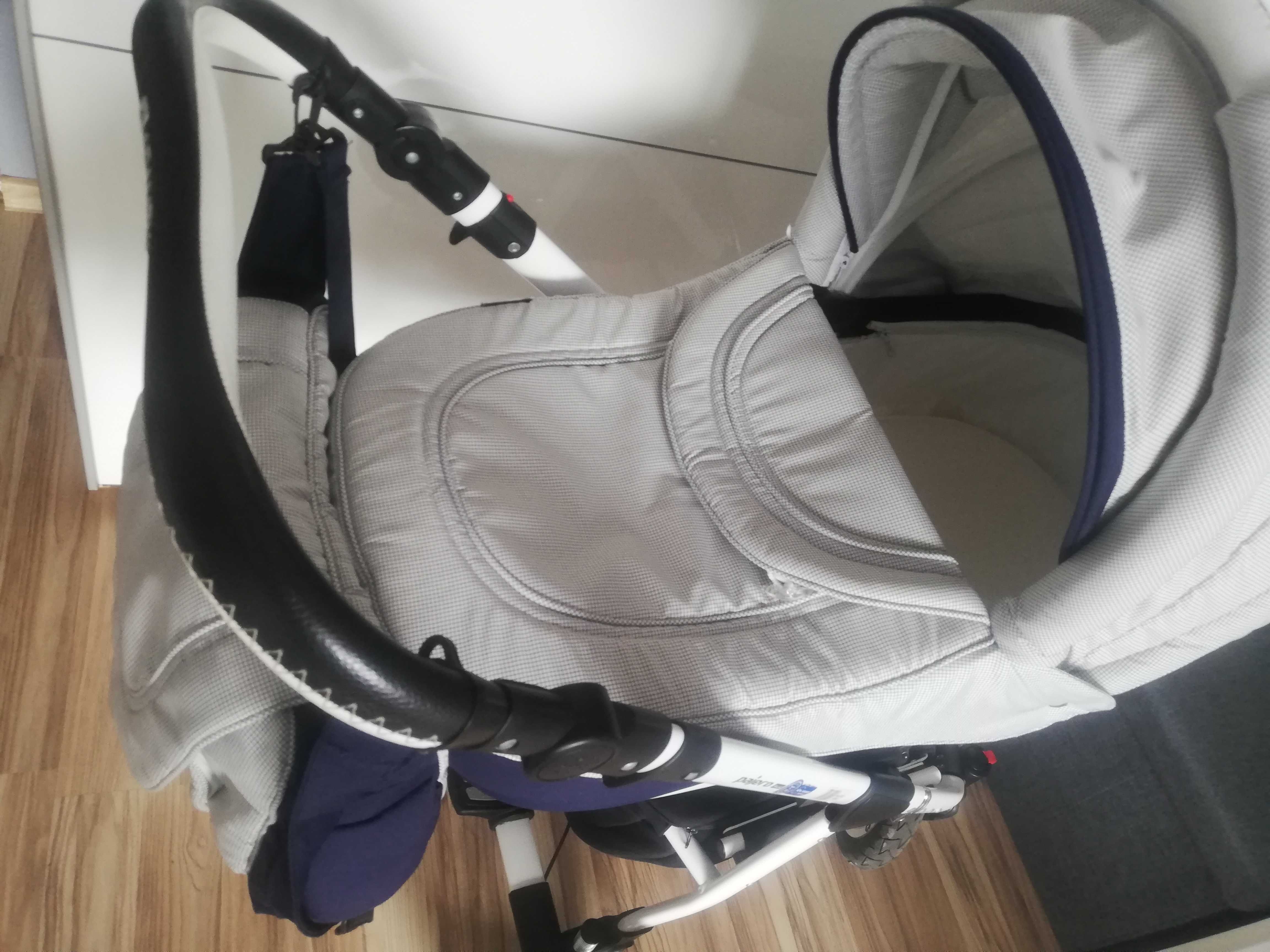 Sprzedam Wózek Adamex Pajero 2w1 + dodatki