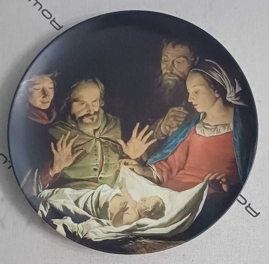 Pratos de porcelana Vista Alegre - Natal 1990 a 1996