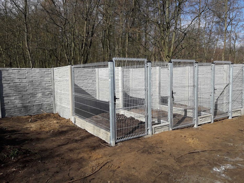 Ogrodzenia panelowe.