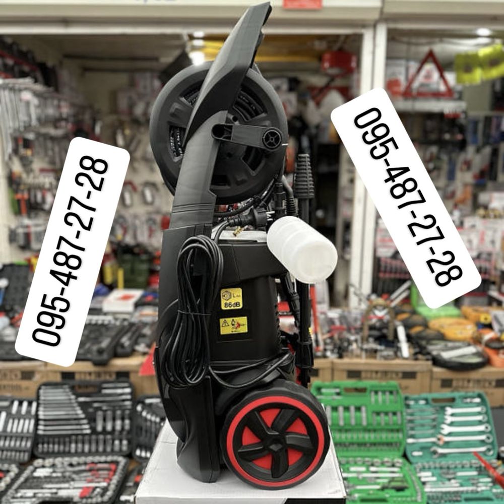 Мийка високого тиску на 2500 Вт, 130-195 бар INTERTOOL STORM WT-1509