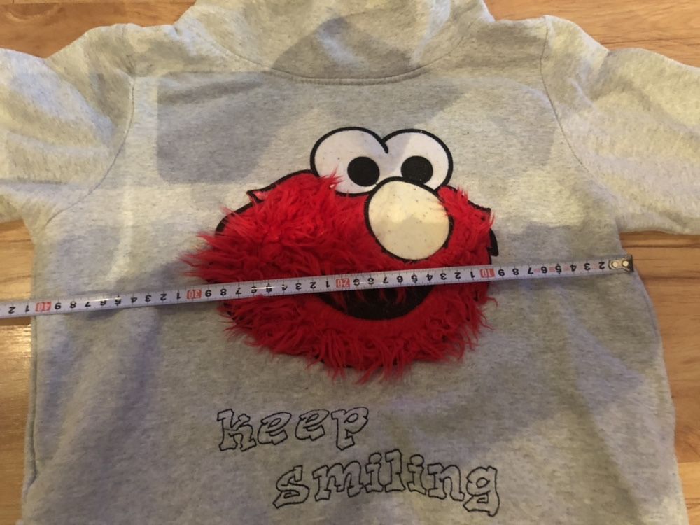 Bluza długa ELMO szara wysoki kołnierzyk 140