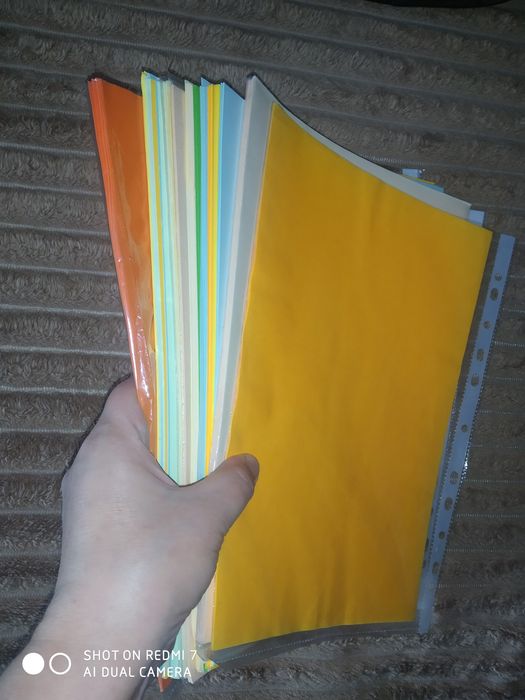 Двухсторонній папір кольоровий