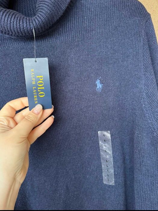 Męski Golf Polo Ralph Lauren, nowy z metką. granatowy, 100% cotton, L