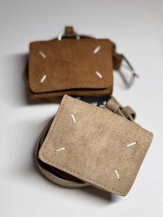 Замшевий ремінь Maison Margiela з гаманцем