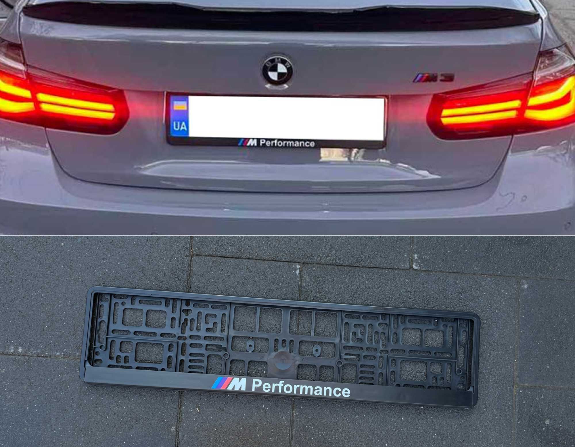 Рамка для номеров BMW Performance E34 E36 E46 E38 E39 E60 E70 F10 БМВ