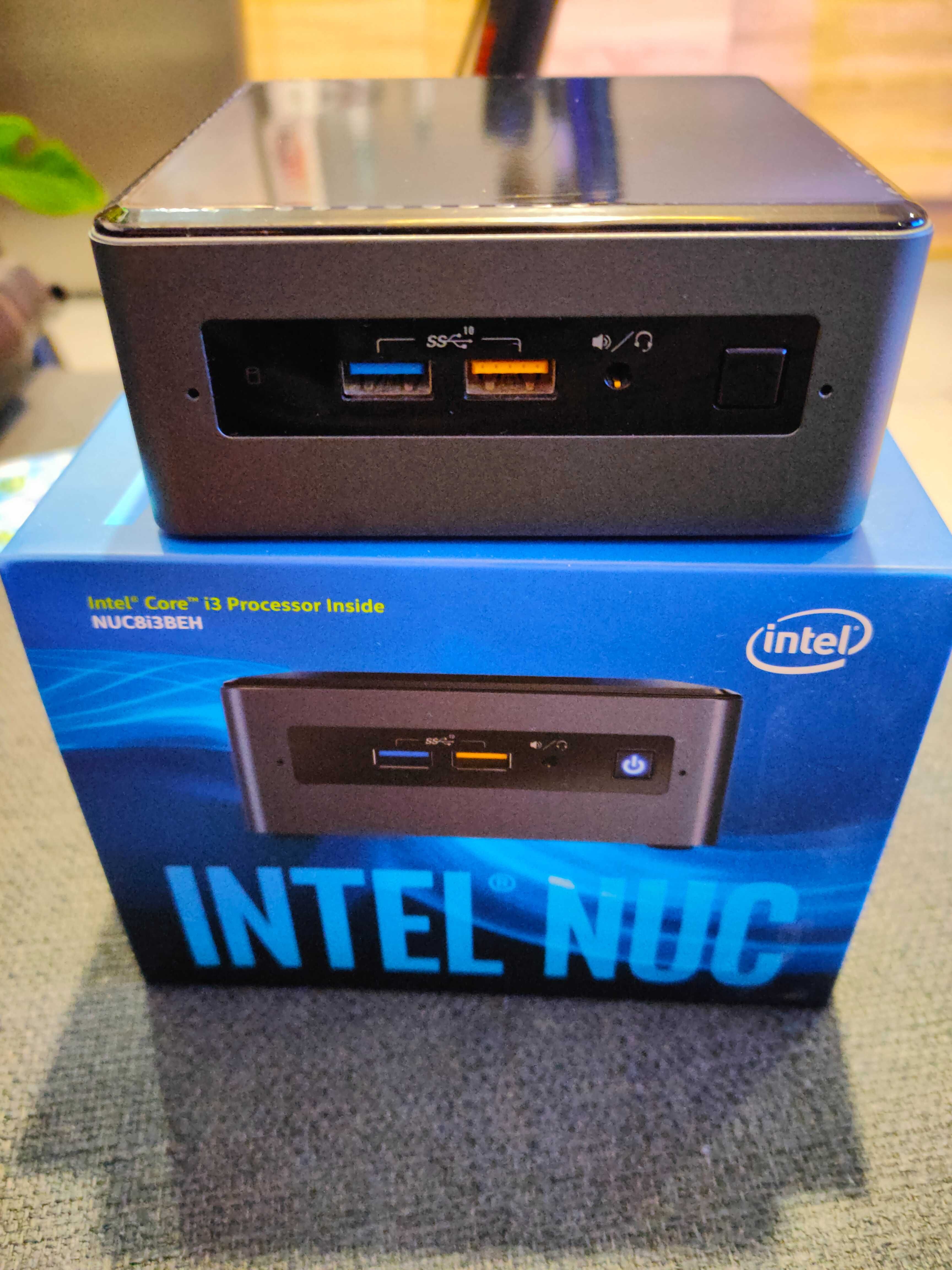 Intel NUC i3-8109U NUC8i3BEH 16GB RAM 2x Dysk