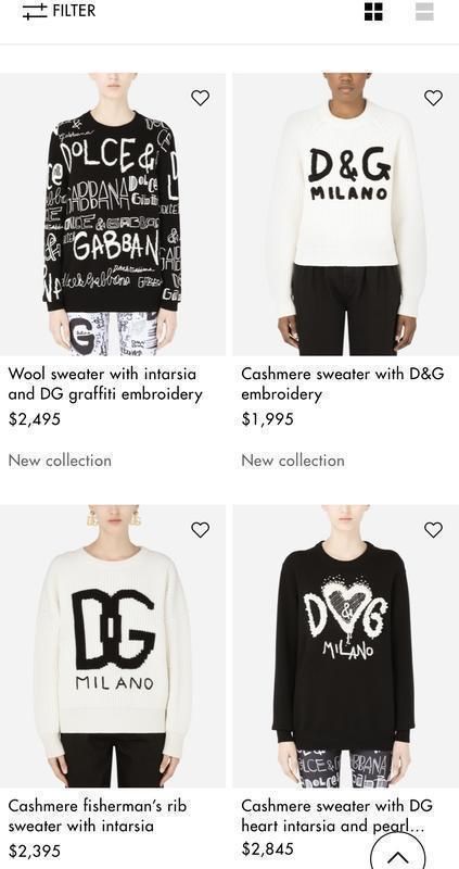 Стильна кофта оригінал D&G світшот Dolce&Gabbana S XS код голограма